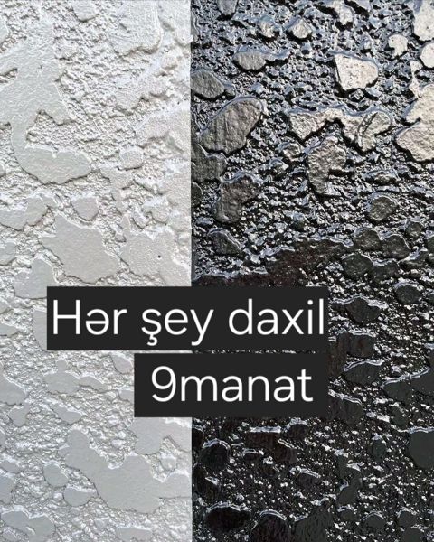 Eşqin – Fasad İnşaat, tarsofka (şpakat, dekorativ örtük) işi — Masazır
