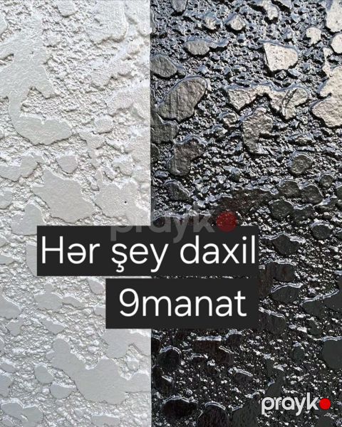 Eşqin – Fasad İnşaat, tarsofka (şpakat, dekorativ örtük) işi — Masazır
