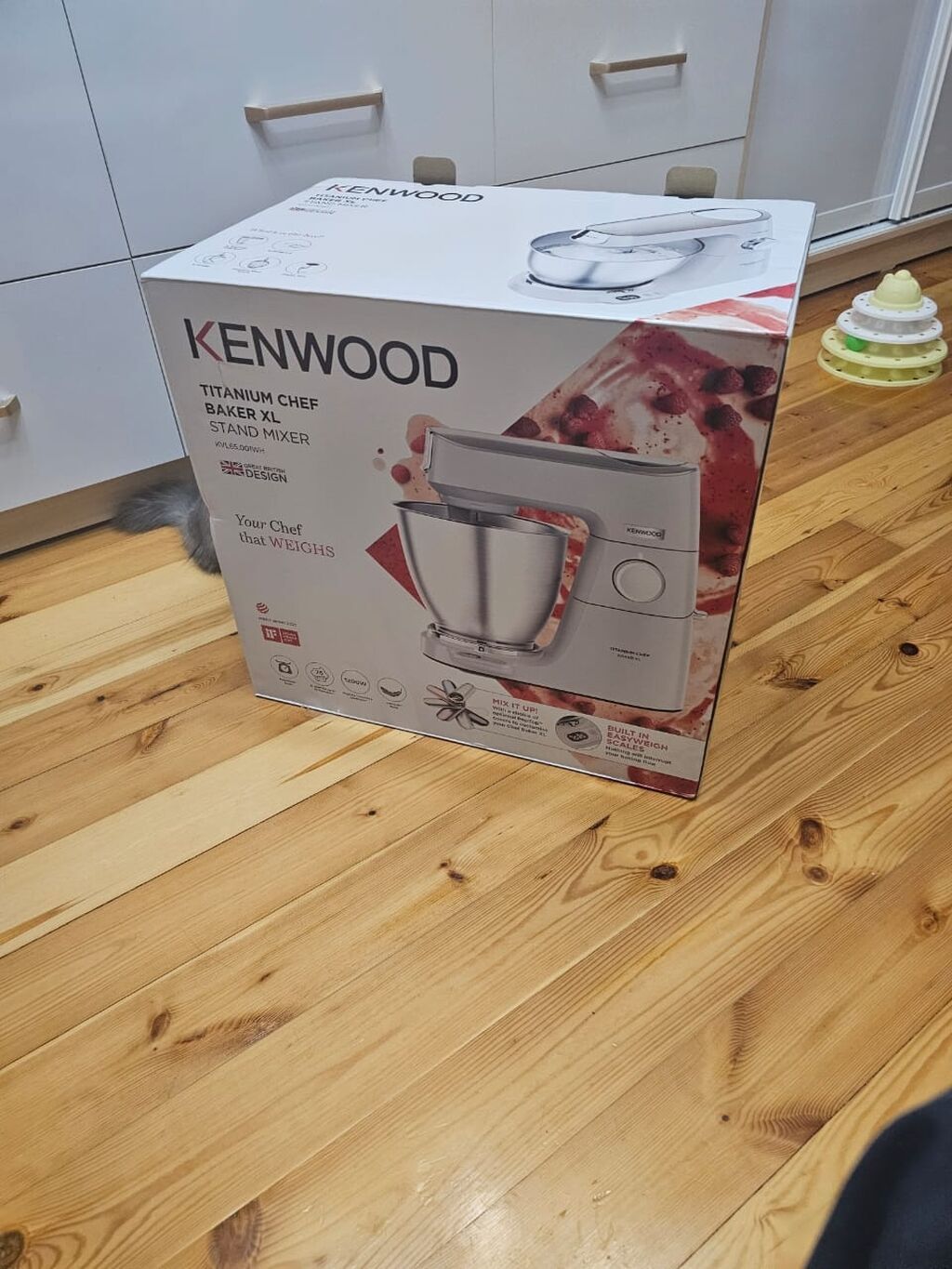 Kenwood Titanium Chef Baker XL stasionar mikser - Güclü mühərrik — Blenderlər, xırdalayanlar və mikserlər, Bakı (3)