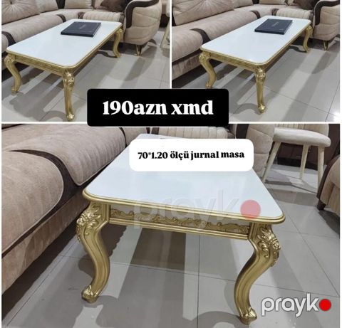 Düz masa, Açılmayan, Təkərsiz, Parlaq laminat