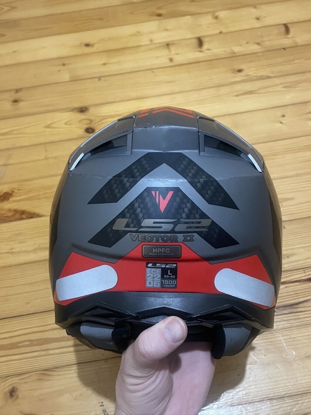 LS2 kask satilir. Vizoru yoxdur. Ideal veziyetdedir. Gopro ucun iki — Motosiklet geyimi, Bakı (5)
