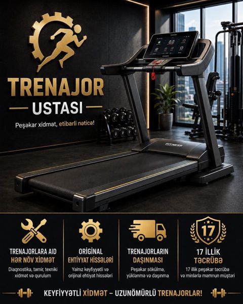 Qaçış trenajoru təmiri — Bakı