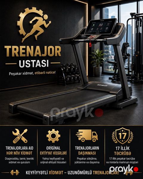 Qaçış trenajoru təmiri — Bakı