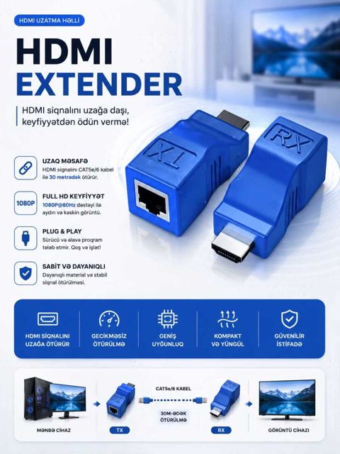 HDMI extender — Sumqayıt