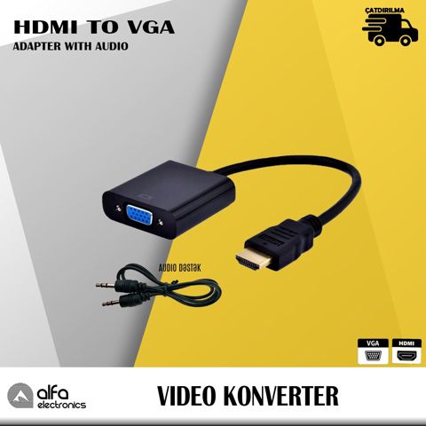 Hdmi to VGA kabeli