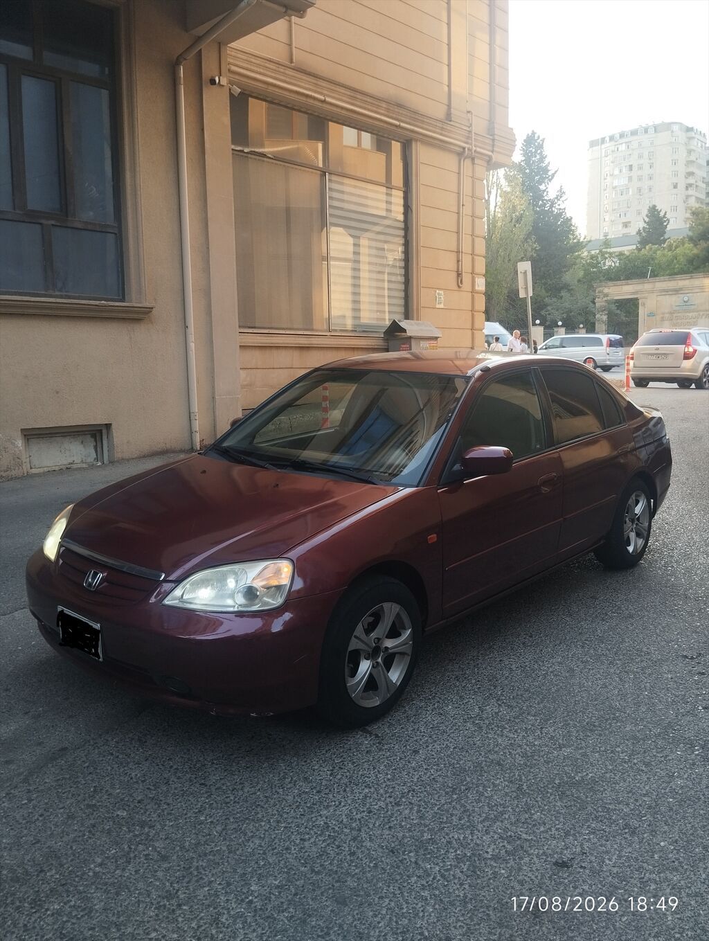Honda Civic: 1.6 l 2003 il Sedan — Avtomobillər, Bakı (3)