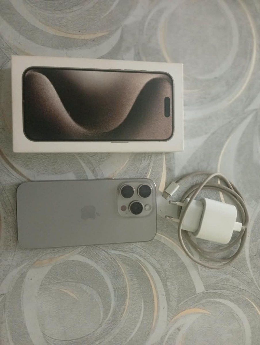 Apple iPhone 15 Pro Natural Titanium 256GB/8GB — Smartfonlar, Bakı (3)