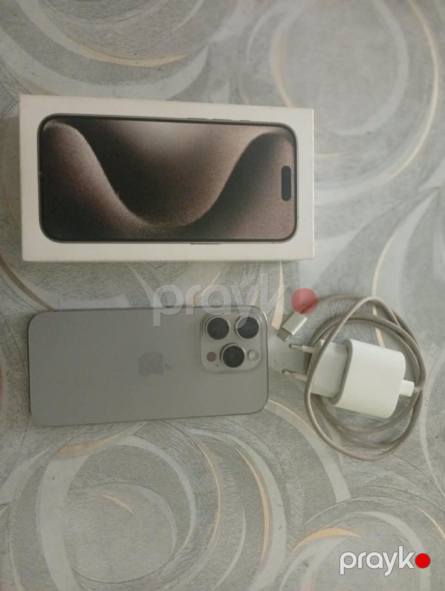 Apple iPhone 15 Pro Natural Titanium 256GB/8GB — Smartfonlar, Bakı (3)