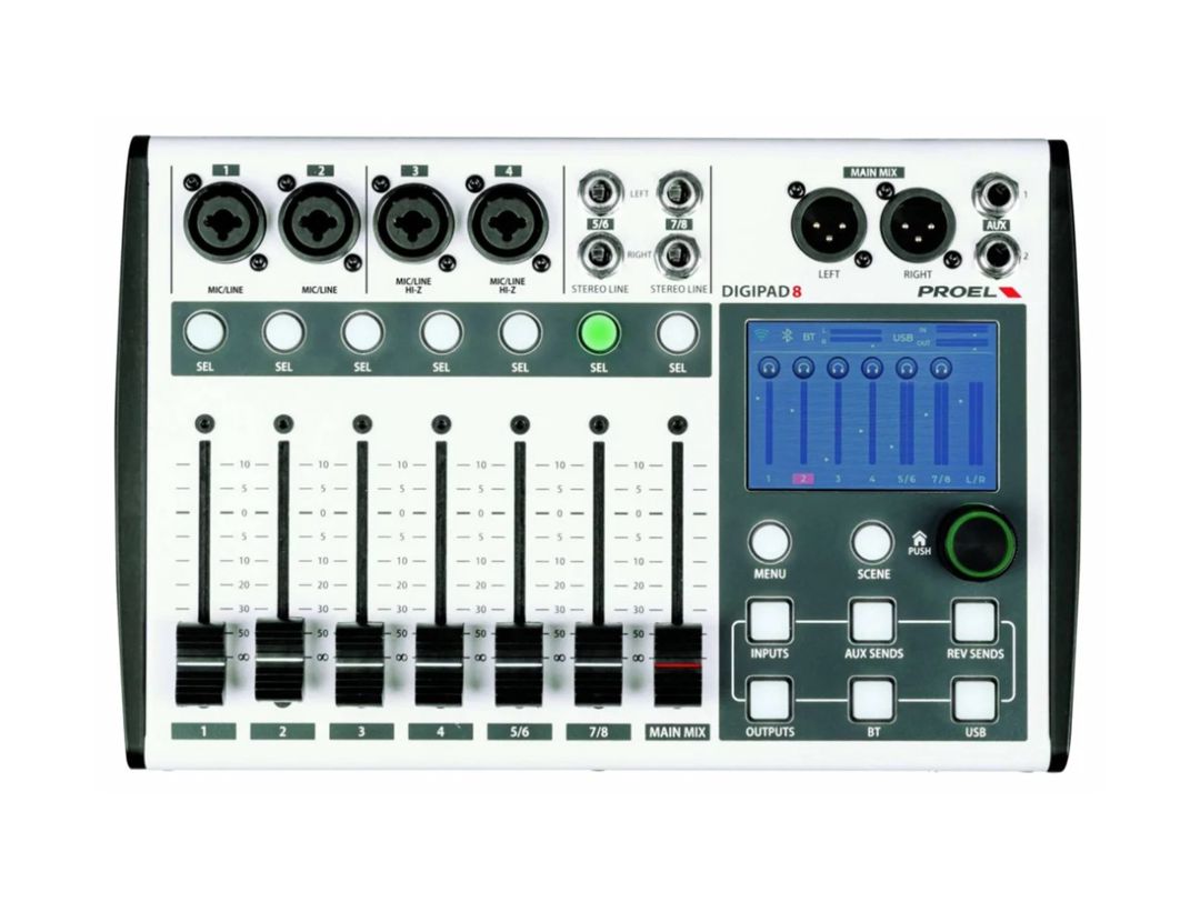 Rəqəmsal mikşer Proel DIGIPAD8 — Musiqiə alətləri, Bakı