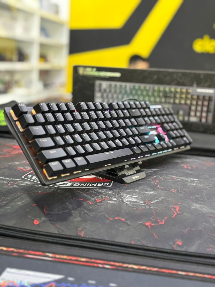 Jedel KL138 Mexaniki klaviatura Drinkey Kiwi Switch — Periferik cihazlar, Bakı (10)