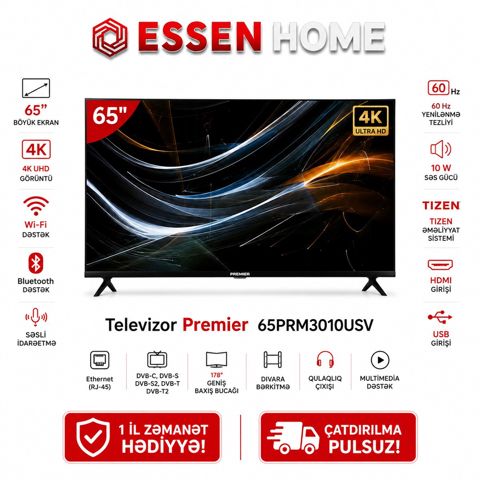 Televizor Premier 65PRM3010USV — Xırdalan