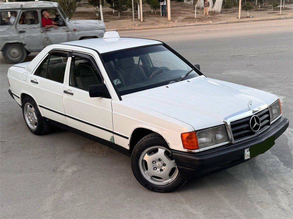 Mercedes 190, 2.0 L, 1987 il, 525 365 km — Avtomobillər, Sumqayıt (8)