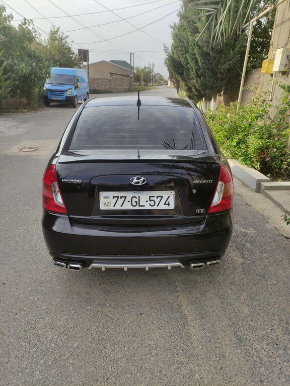 Hyundai Accent, 1.6 L, 2007 il, 270 000 km — Avtomobillər, Bakı (2)
