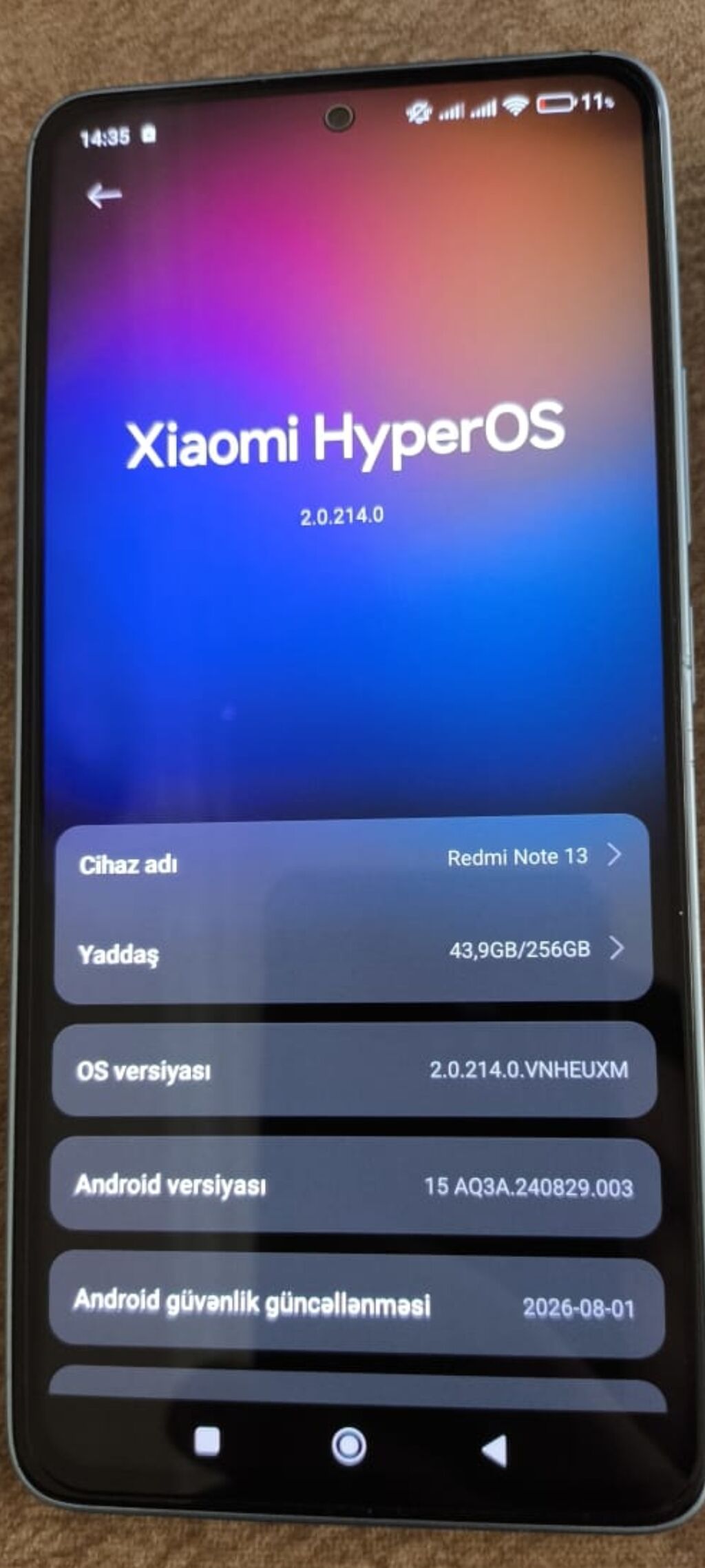 Redmi Note 13, 256 GB, rəng - Mavi — Xiaomi, Bakı (3)
