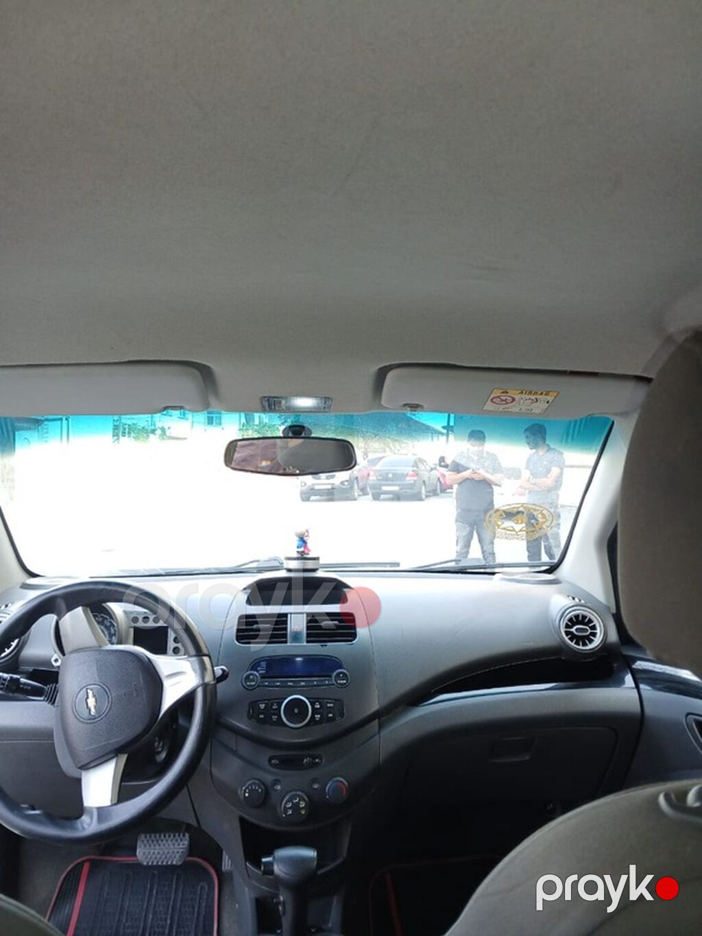 Chevrolet Spark, ağ rəng, 5 qapı İdeal vəziyyətdə heç bir prablemi — Avtomobillər, Xırdalan (9)