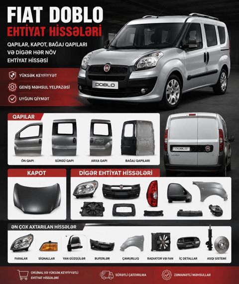 Fiat Doblo ehtiyat hissələri — Bakı