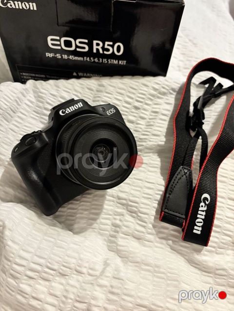 Təptəzədir heçbir problemi yoxdur, yeni alınıb Canon EOS R50