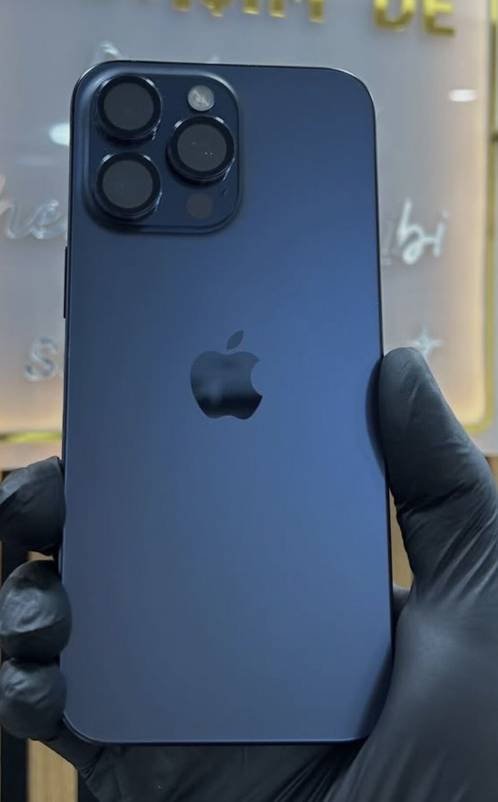 IPhone 15 Pro, 128 GB, Blue Titanium, Simsiz şarj, Face ID, Sənədlərlə — Apple iPhone, Bakı (6)