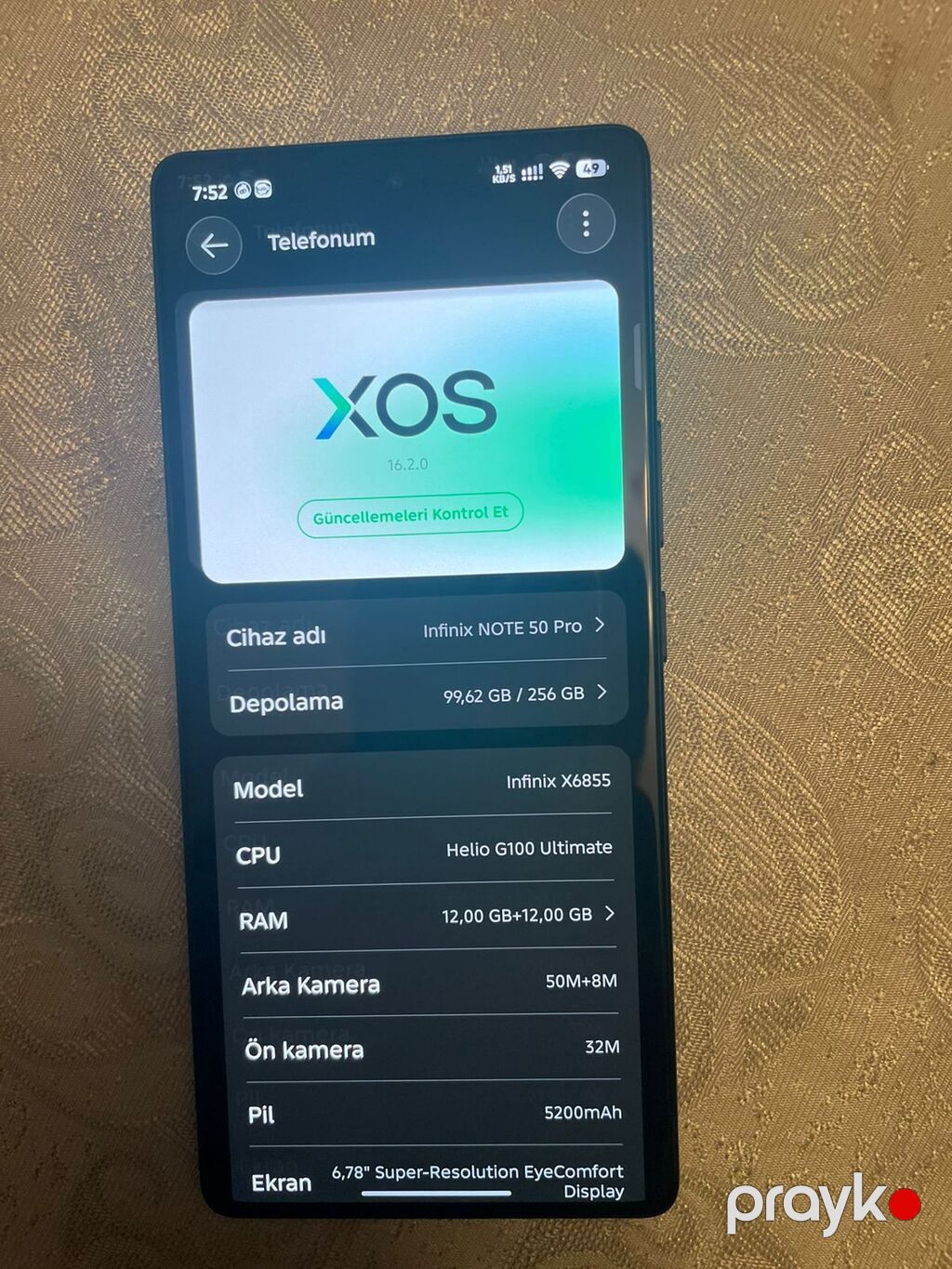 Infinix Note 50 Pro, 256 GB, rəng - Qara, Sensor — Infinix, Digah (2)