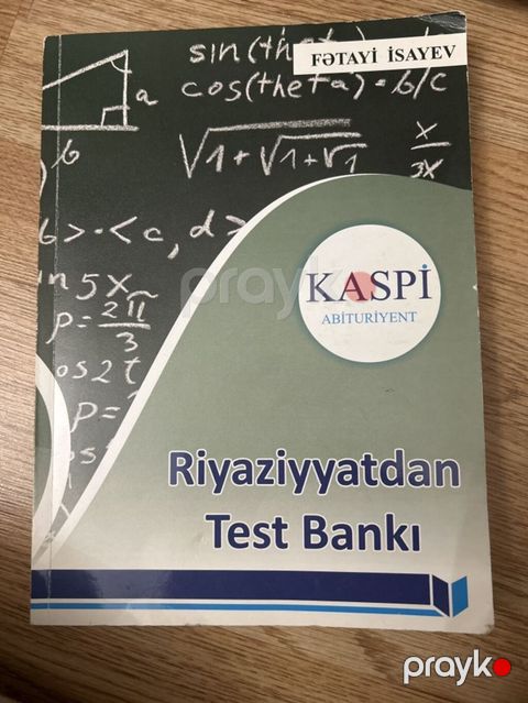 Məhsul: Riyaziyyatdan Test Bankı – Kaspı Abituriyent Müəllif: Fətayi