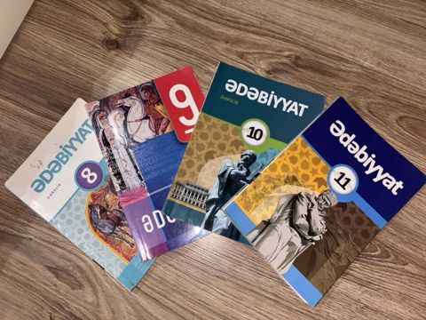Məktəb dərslikləri paketi Fənlər: - Ədəbiyyat: 8, 9, 10, 11-ci sinif — Bakı
