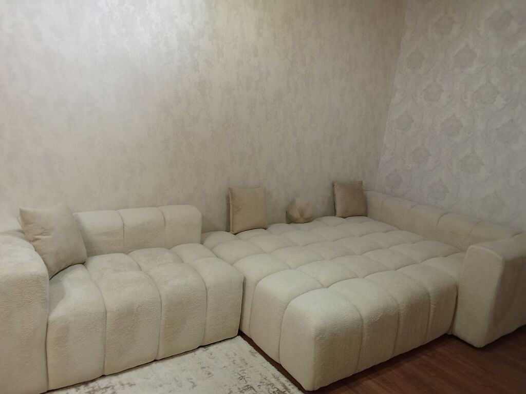 Yeni modern künc divan çarpayı satılır, 2 nəfərlik böyük bazalı — Divanlər, Bakı (3)