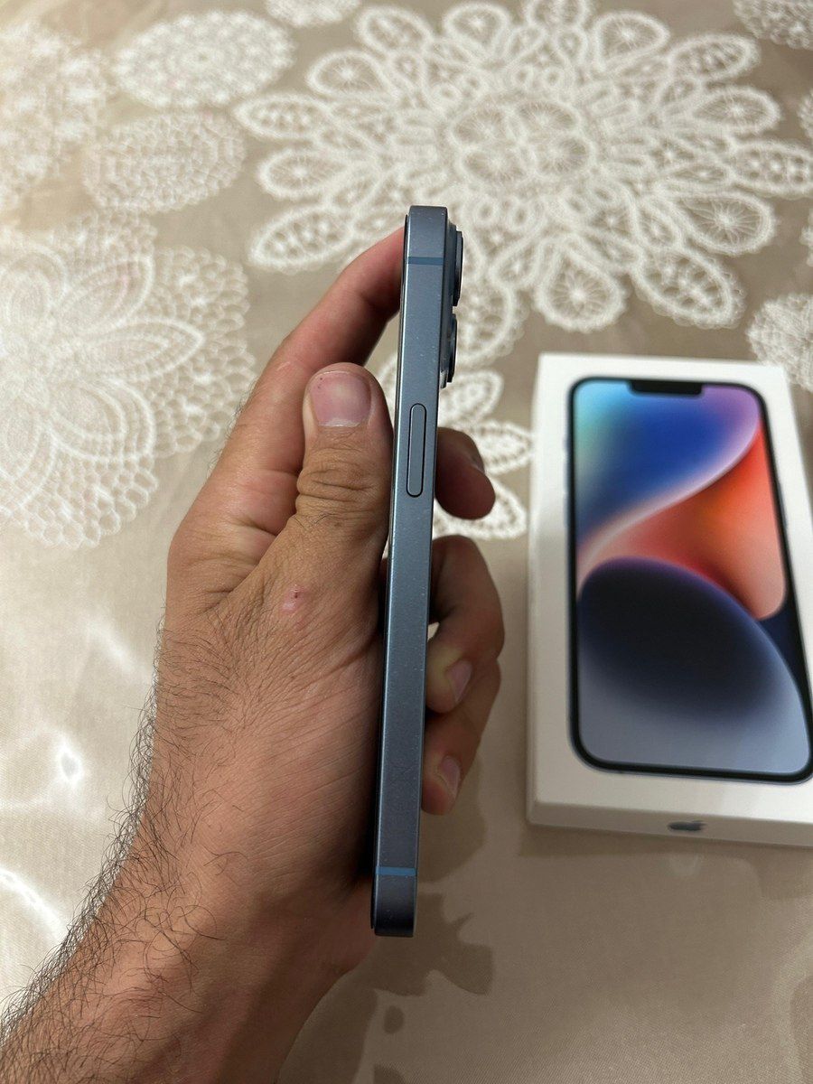 Apple iPhone 14 Blue 128GB/6GB — Smartfonlar, Qəbələ (5)