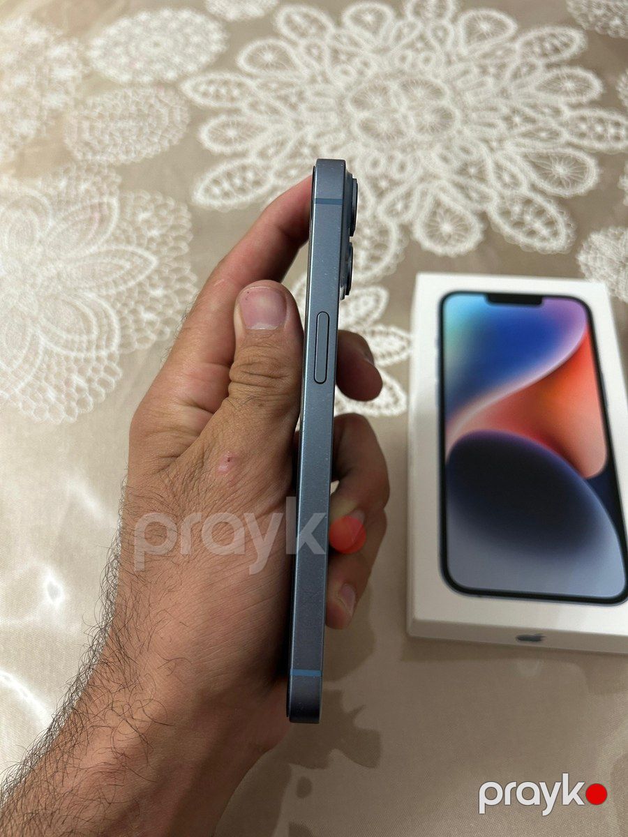 Apple iPhone 14 Blue 128GB/6GB — Smartfonlar, Qəbələ (5)
