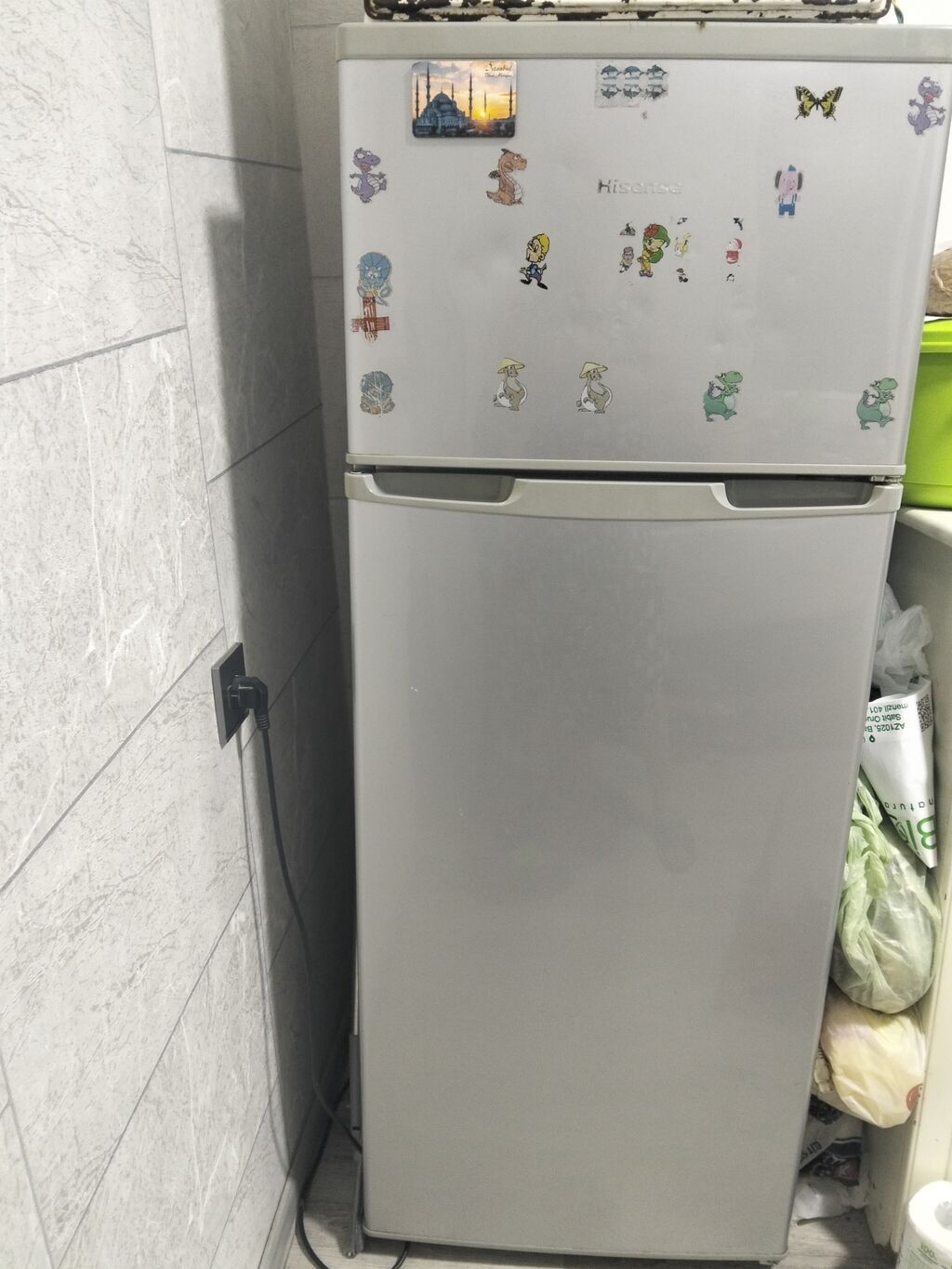 İşlənmiş 2 qapılı Hisense Soyuducu Satılır, rəng - Gümüşü — Soyuducular, Bakı (3)