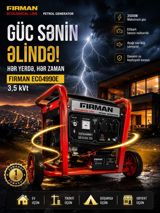 Generator Firman ECO 4990E 3.5 kVt Benzin — IRS Elektrik — Бизнес и оборудование