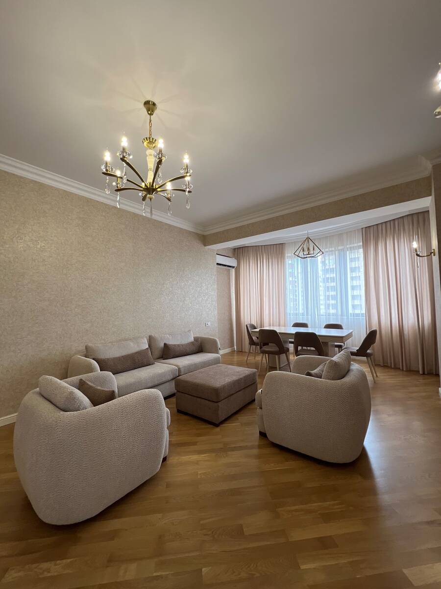 İcarəyə verilir 3 otaqlı yeni tikili 160 m² — Mənzil, Bakı (2)