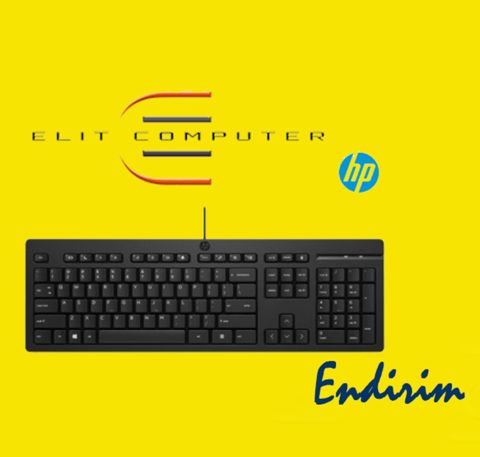 Keyboard HP 125 USB Wired Keyboard — Bakı