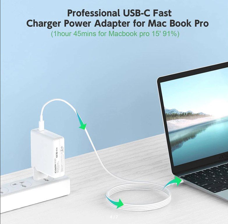 Typec adapter "MacBook 61/87/96/118 watt" — Periferik cihazlar, Bakı (4)