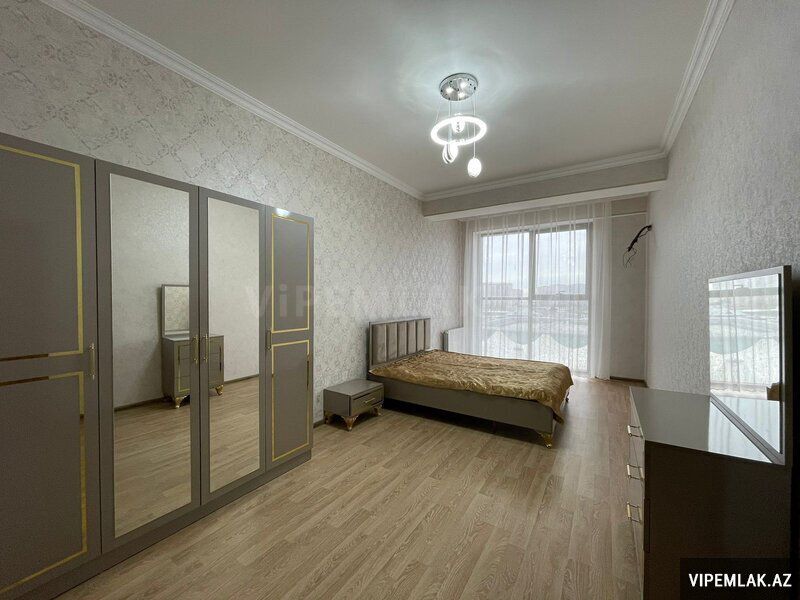 Nərimanov rayonunda 3 otaqlı Yeni tikili Kirayə verilir, 120 m² — Mənzil, Bakı (2)