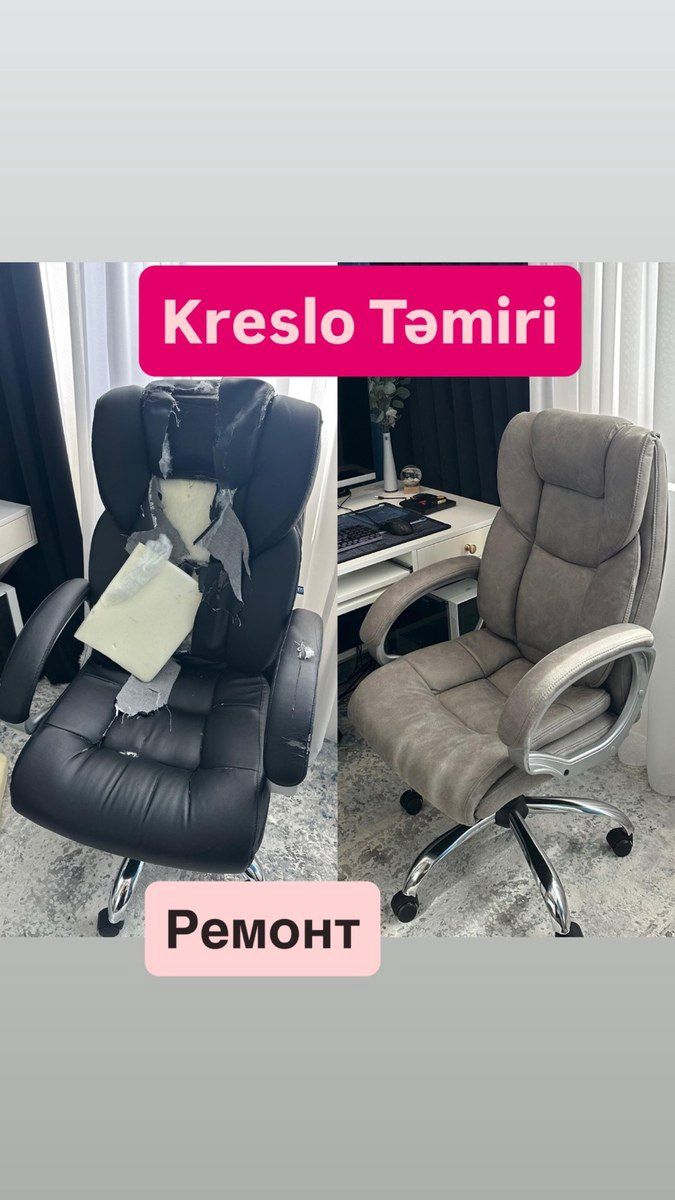 Kreslo təmiri — Mobilyaların montajı, təmiri və restavrasyonu, Bakı (2)