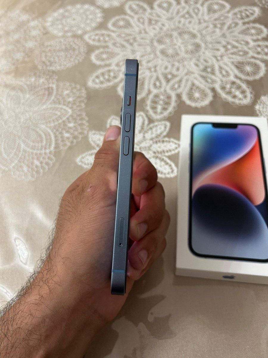Apple iPhone 14 Blue 128GB/6GB — Smartfonlar, Qəbələ (3)