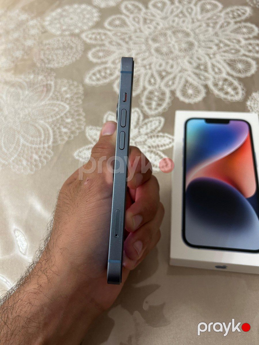 Apple iPhone 14 Blue 128GB/6GB — Smartfonlar, Qəbələ (3)