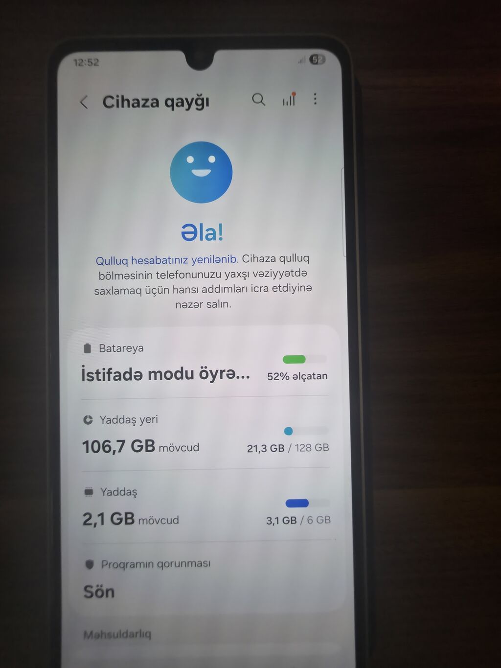 Samsung Galaxy A33 5G, rəng - Bənövşəyi, Sensor — Samsung, Bakı (7)