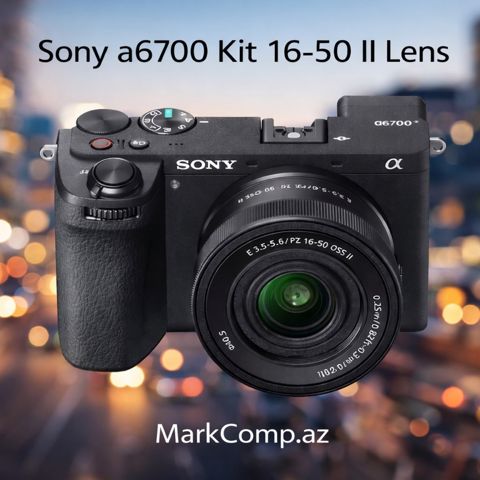 Fotoaparat Sony a6700 Kit 16-50 II Lens — Bakı