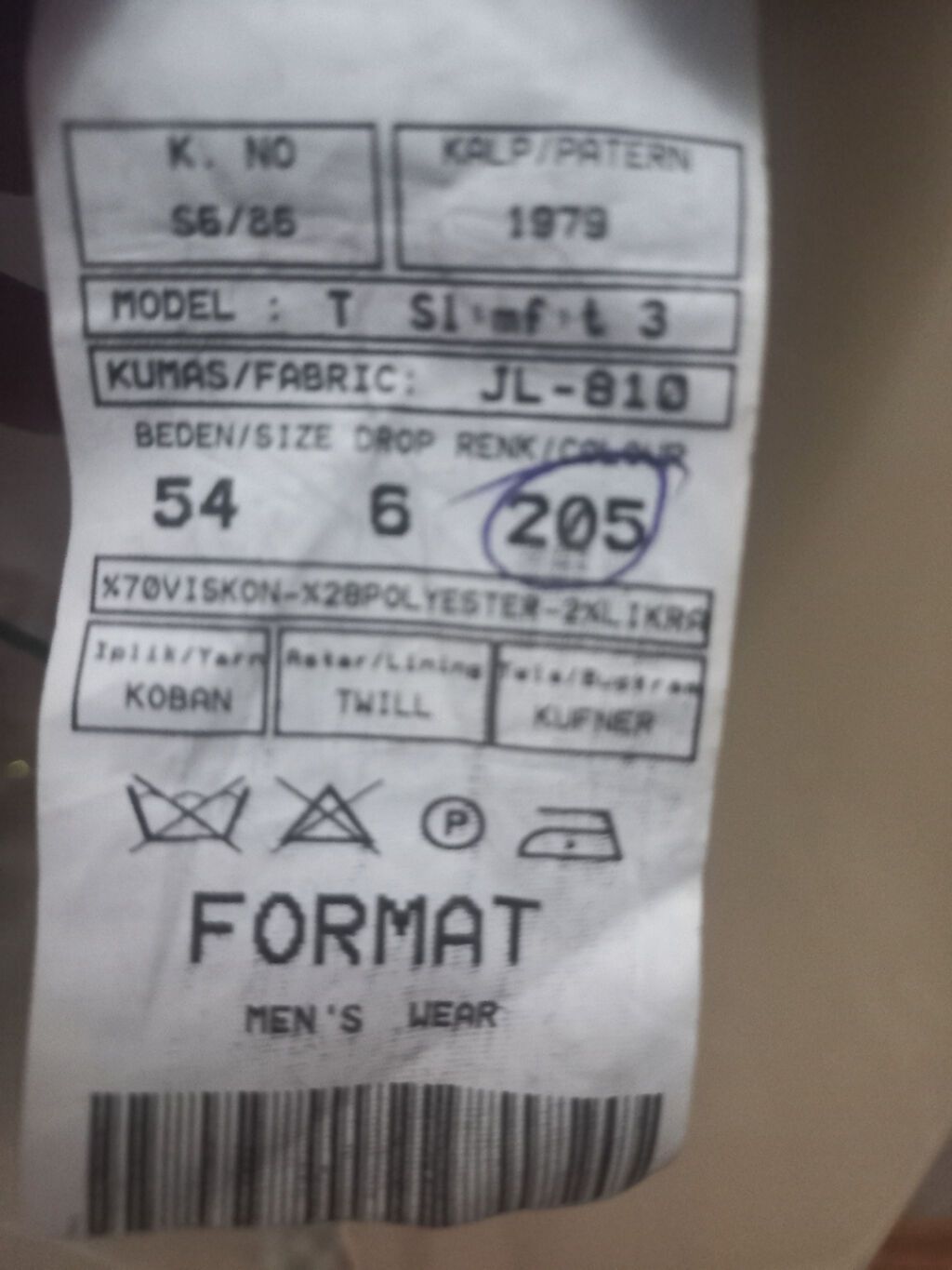 Kişi üçlü kostyum dəsti – Format (Forstmat) brendi - Rəng: tünd boz — Kostyum, Bakı (3)