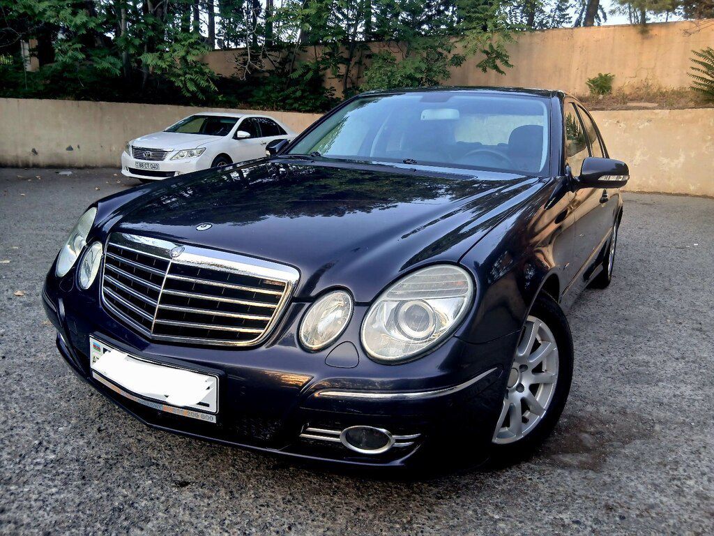 Mercedes E 200, 1.8 L, 2008 il, 394 000 km — Avtomobillər, Bakı (3)
