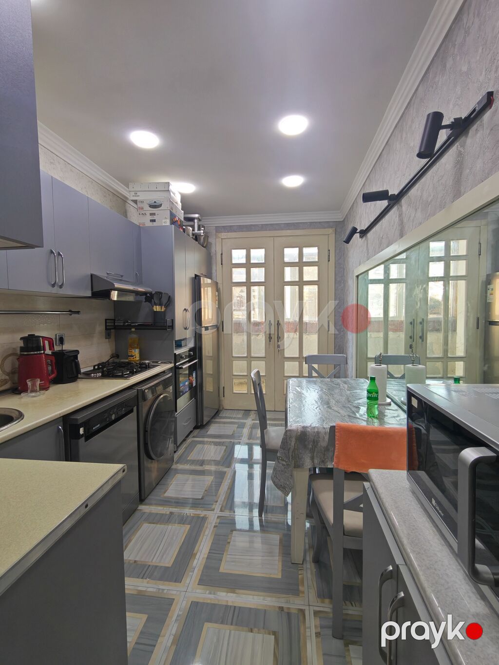 Tam təmirli 2 otaqlı mənzil 57 kv - Planlaşdırma: geniş zal, yataq — Mənzil, Xırdalan (7)