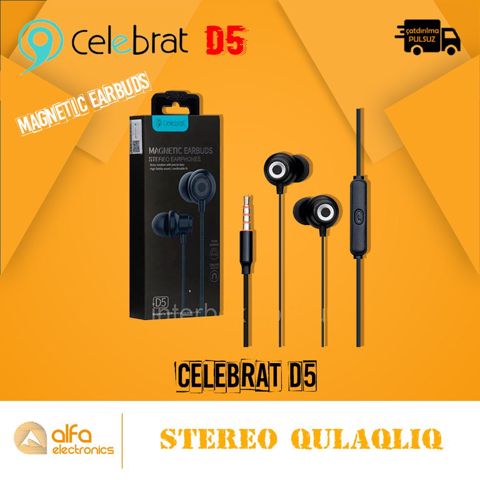 "Celebrat D5 Heavy Bass" maqnitli qulaqcıq — Bakı