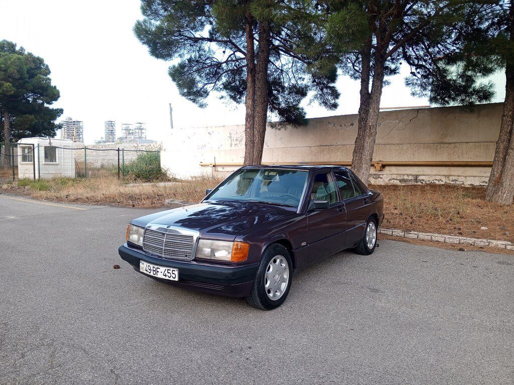Mercedes 190, 2.0 L, 1993 il, 326 452 km — Avtomobillər, Sumqayıt (12)