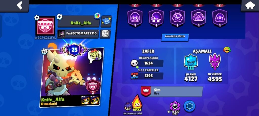 Brawl Stars hesabı – yüksək göstəricilər və zəngin kosmetik kolleksiya — Uşaq geyimi, Bakı (2)