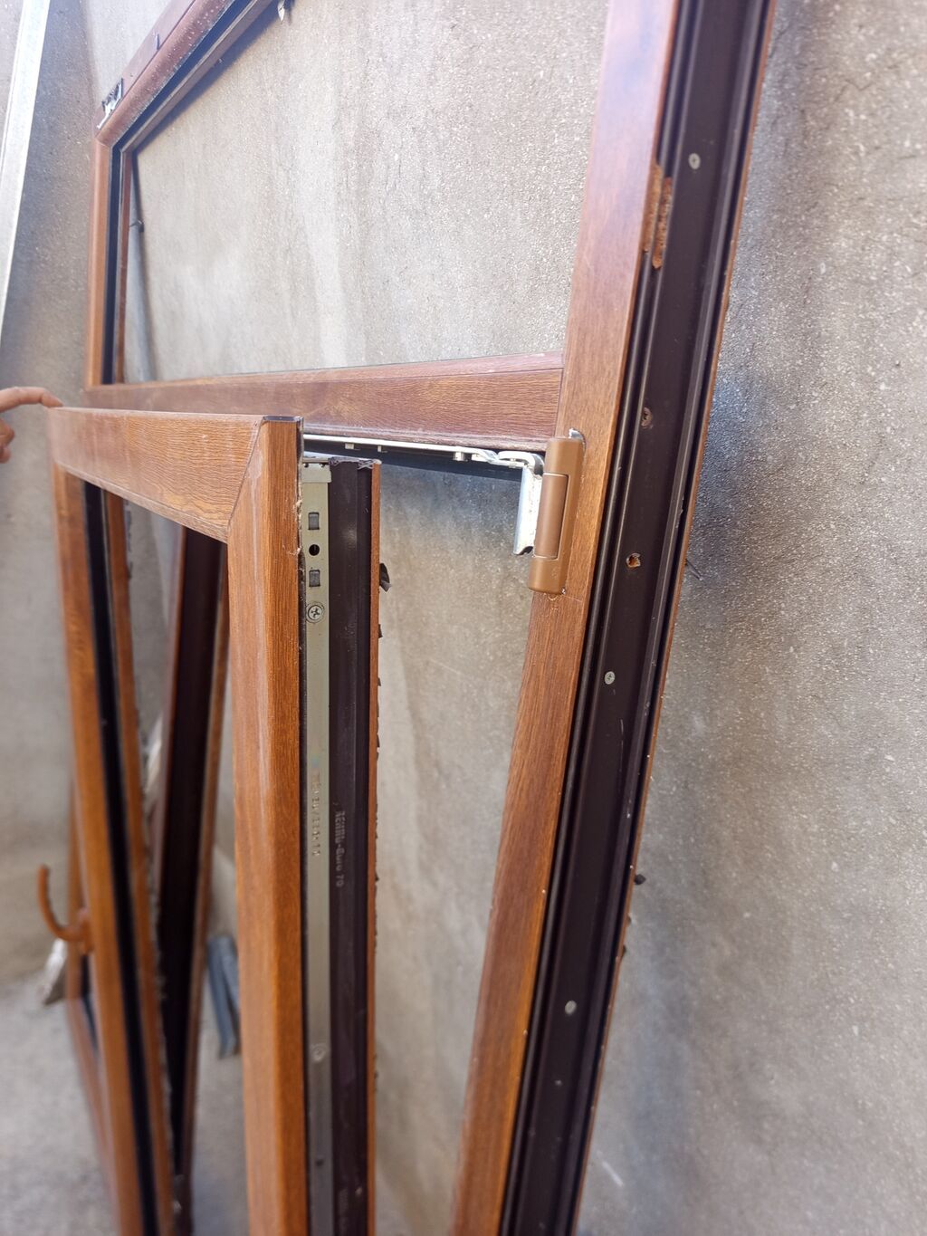 Yeni İkiqat şüşə paketi Plastik pəncərə, Еni: 200 sm, Uzunluğu: 173 sm — Pəncərələr, qapılar, balkonlar, Masazır (2)