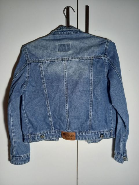 Məhsul: Cins gödəkcə (USA Jeans) - Klassik mavi rəngdə, denim — Bakı