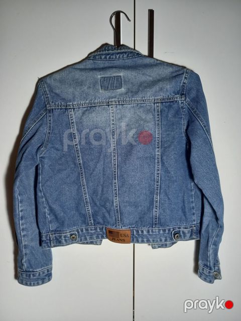 Məhsul: Cins gödəkcə (USA Jeans) - Klassik mavi rəngdə, denim — Bakı