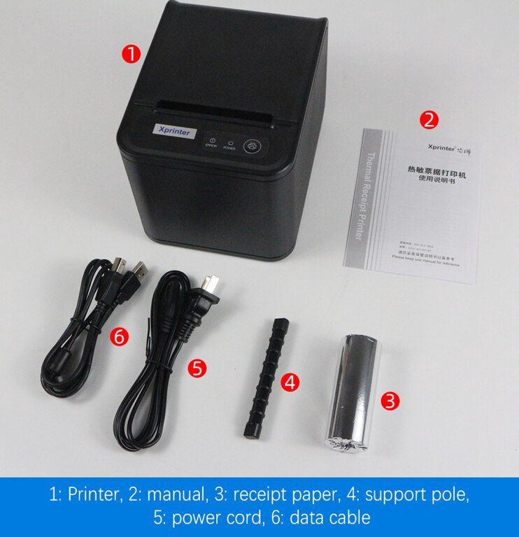 Qəbz printeri "Xprinter xp-80t" — Biznes və avadanlıq, Bakı (6)