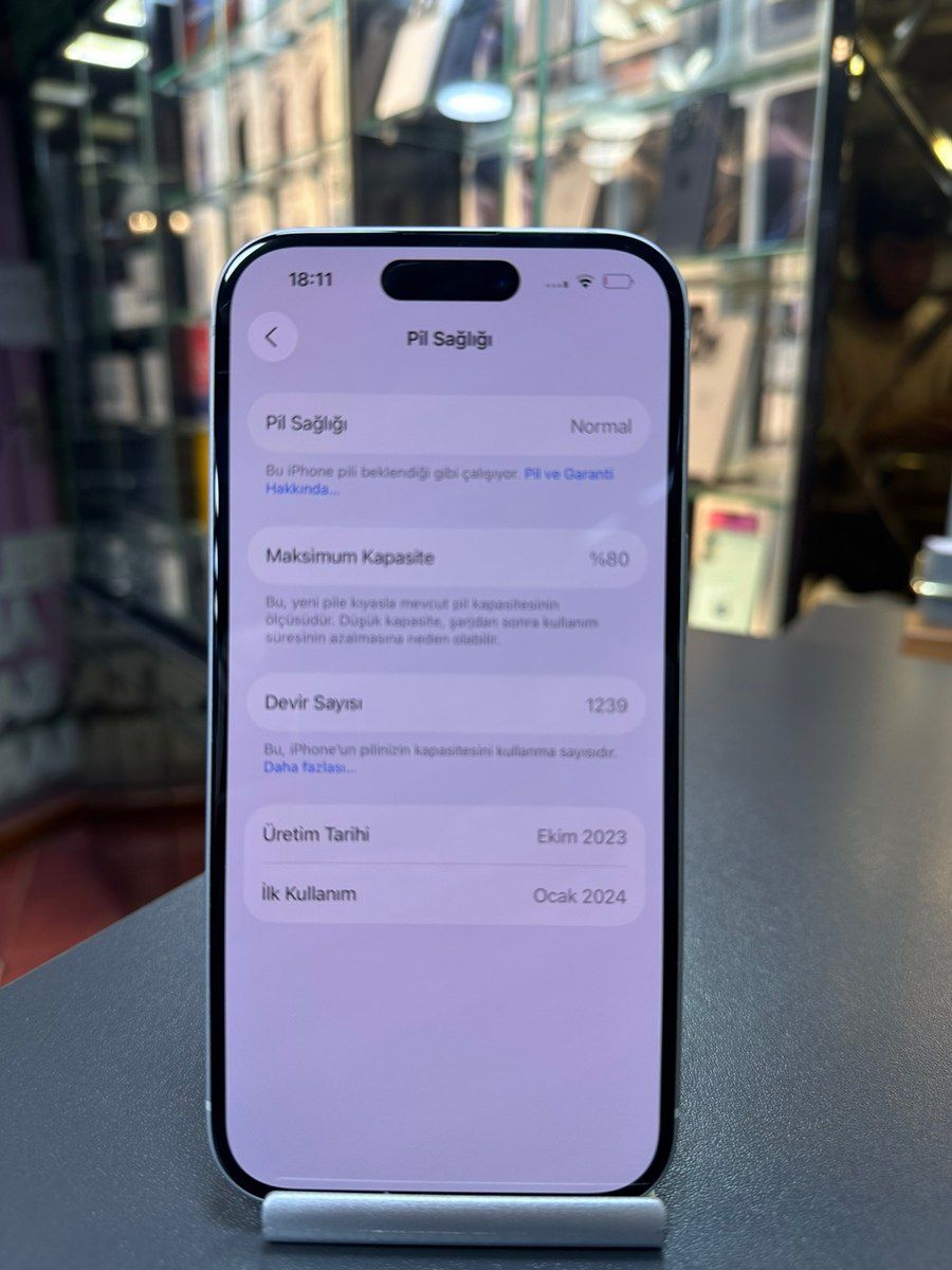 Apple iPhone 15 Blue 128GB/6GB — Smartfonlar, Bakı (4)